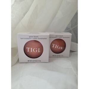 NEW TIGI Cosmetics Glow Blush Duo Set (2 Pack, 0.07 oz / 2g Each) AWAKEN
